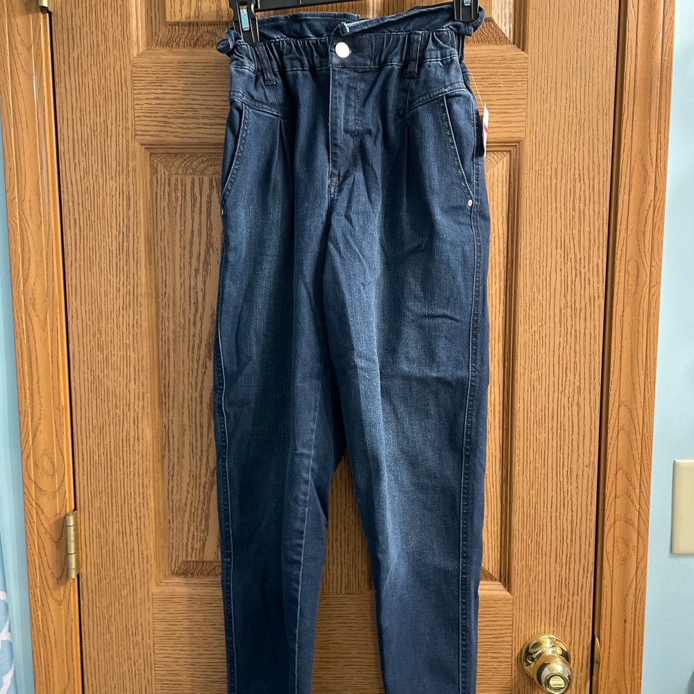 Vintage America paper bag waist jeans size 2.